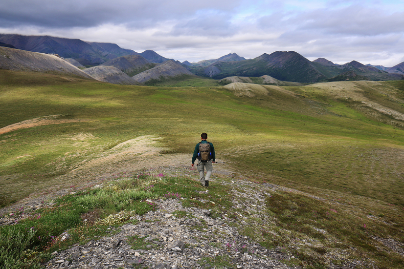 Hiking Down from the Wolf Tors